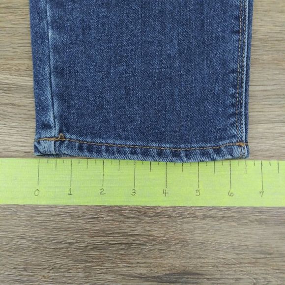 No Boundaries Jeans Womens Juniors Size 15 Blue High Rise Tapered Style Leg - Picture 7 of 11